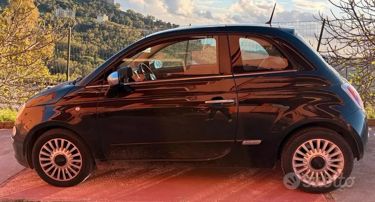 Usata Fiat 500 69 CV (50 kW) 2014 Nero Utilitaria