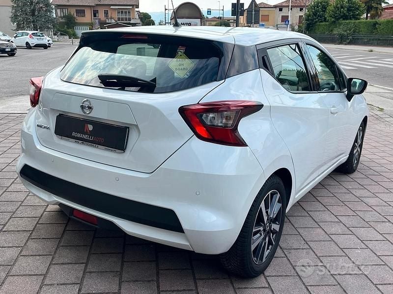 Usata Nissan Micra 71 CV (52 kW) 2018 Bianco Utilitaria