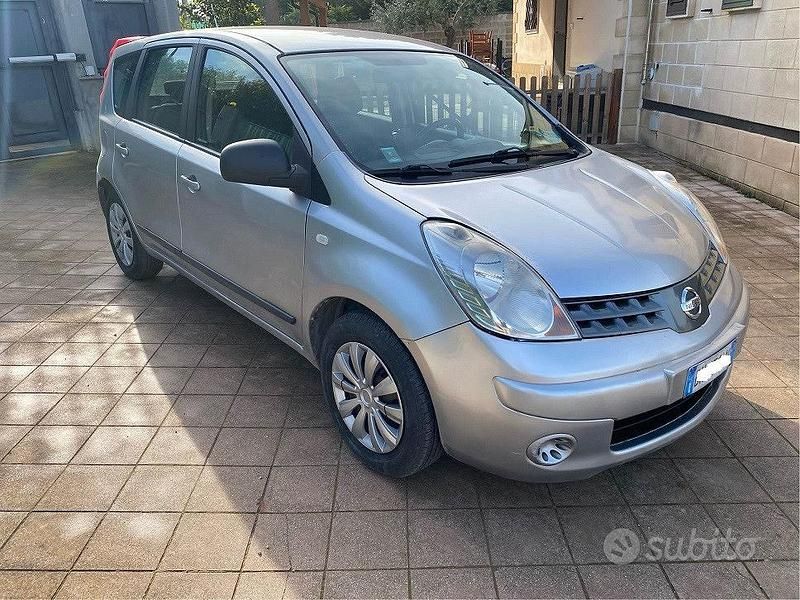 Usata Nissan Note 90 CV (66 kW) 2008 Grigio Monovolume