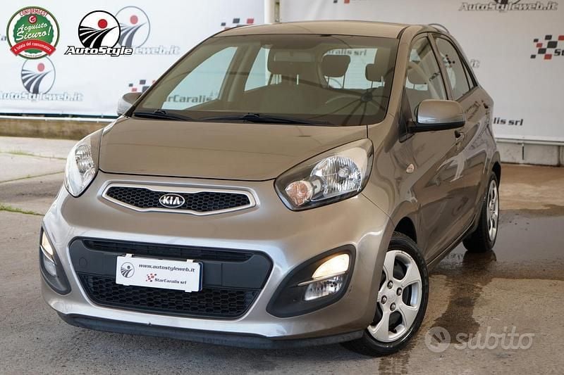 Usata Kia Picanto 68 CV (50 kW) 2014 Marrone Utilitaria