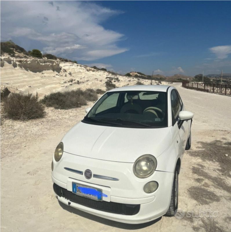 Usata Fiat 500 95 CV (69 kW) 2008 Bianco Utilitaria