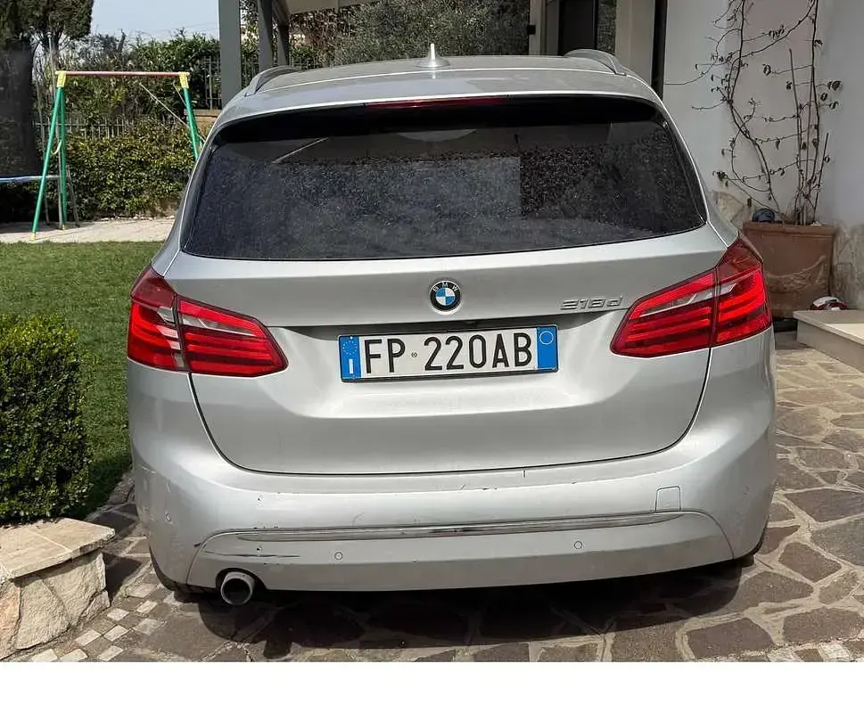 Usata BMW 218 Active Tourer 150 CV (110 kW) 2018 Argento Monovolume