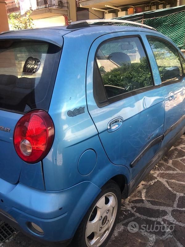 Usata Chevrolet Matiz 67 CV (49 kW) 2008 Blu Utilitaria