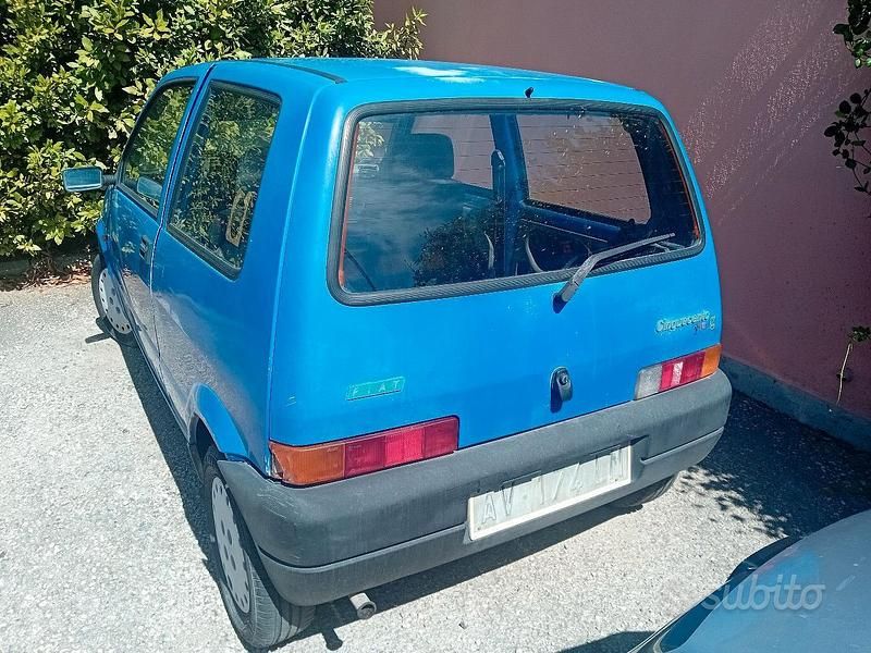 Usata Fiat 500 1997 Blu Utilitaria