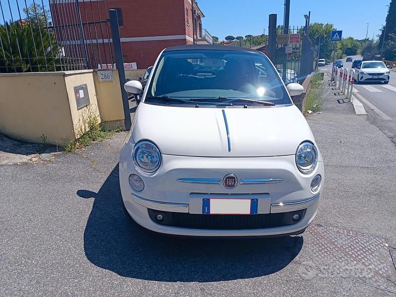 Usado Fiat 500C Lounge 69 CV (50 kW) 2014 Blanco Descapotable