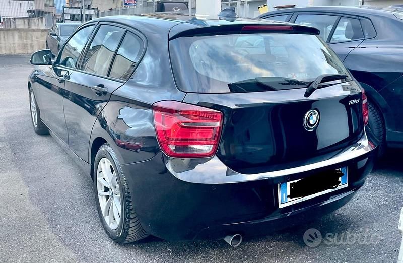 Usata BMW 118 Sport Line 143 CV (105 kW) 2013 Nero Utilitaria
