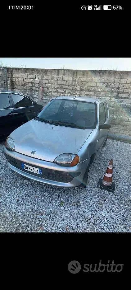 Usata Fiat Seicento 54 CV (39 kW) 1999 Grigio Utilitaria