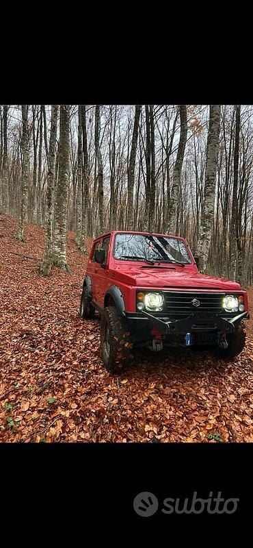 Usata Suzuki Samurai 69 CV (50 kW) 1999 Rosso SUV