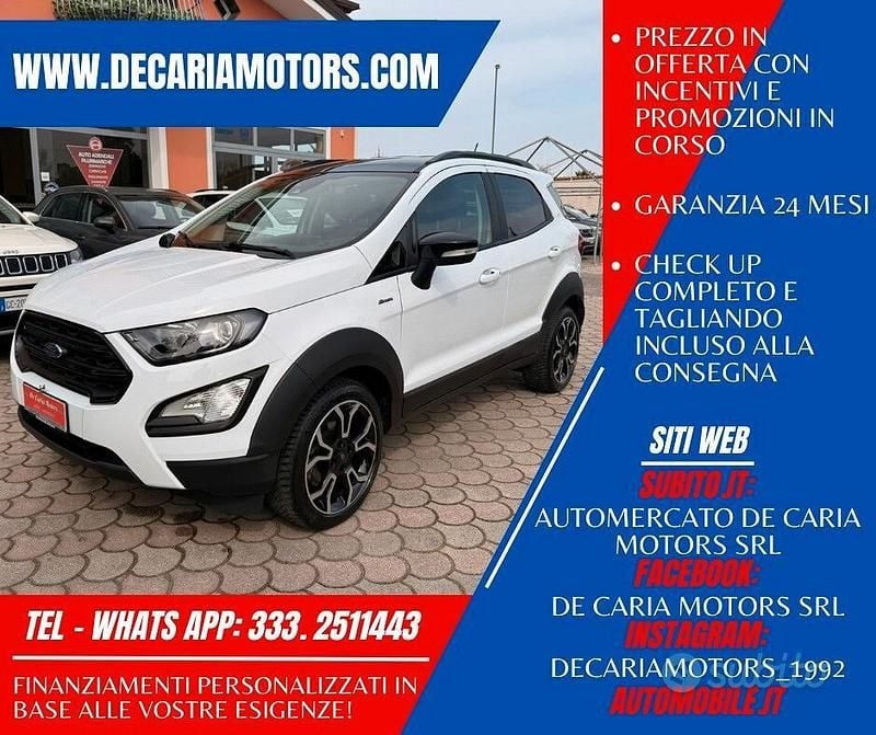 Usata Ford Ecosport Active 125 CV (91 kW) 2022 Bianco SUV