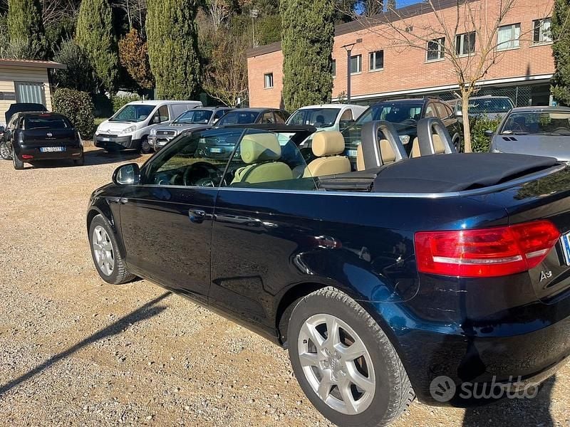 Usata Audi A3 Cabriolet 105 CV (77 kW) 2010 Nero Cabrio