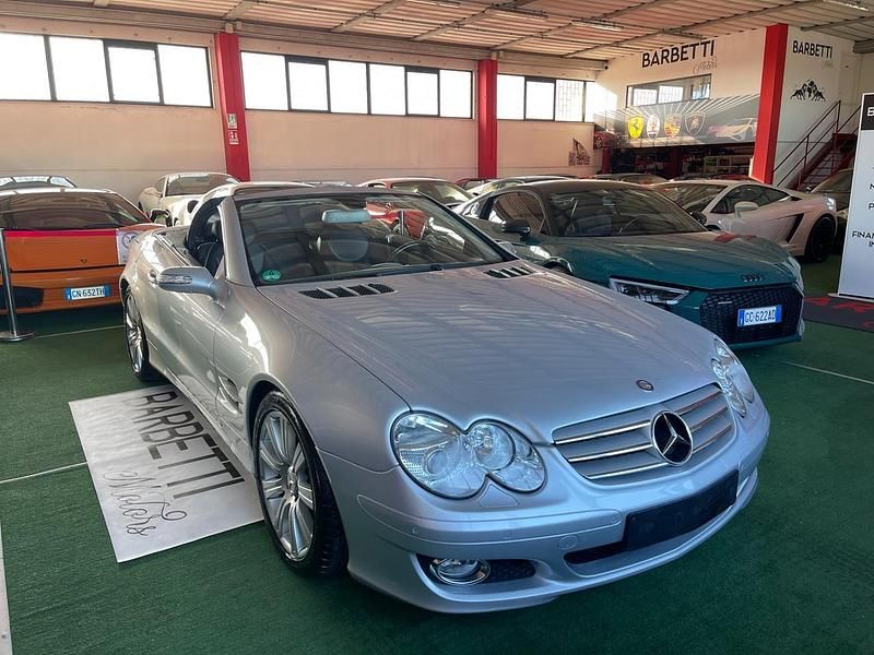 Usata Mercedes SL600 517 CV (380 kW) 2006 Argento Cabrio