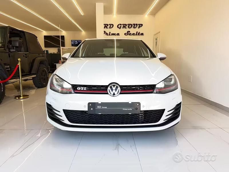 Usata VW Golf VII GTI 220 CV (161 kW) 2014 Bianco Berlina