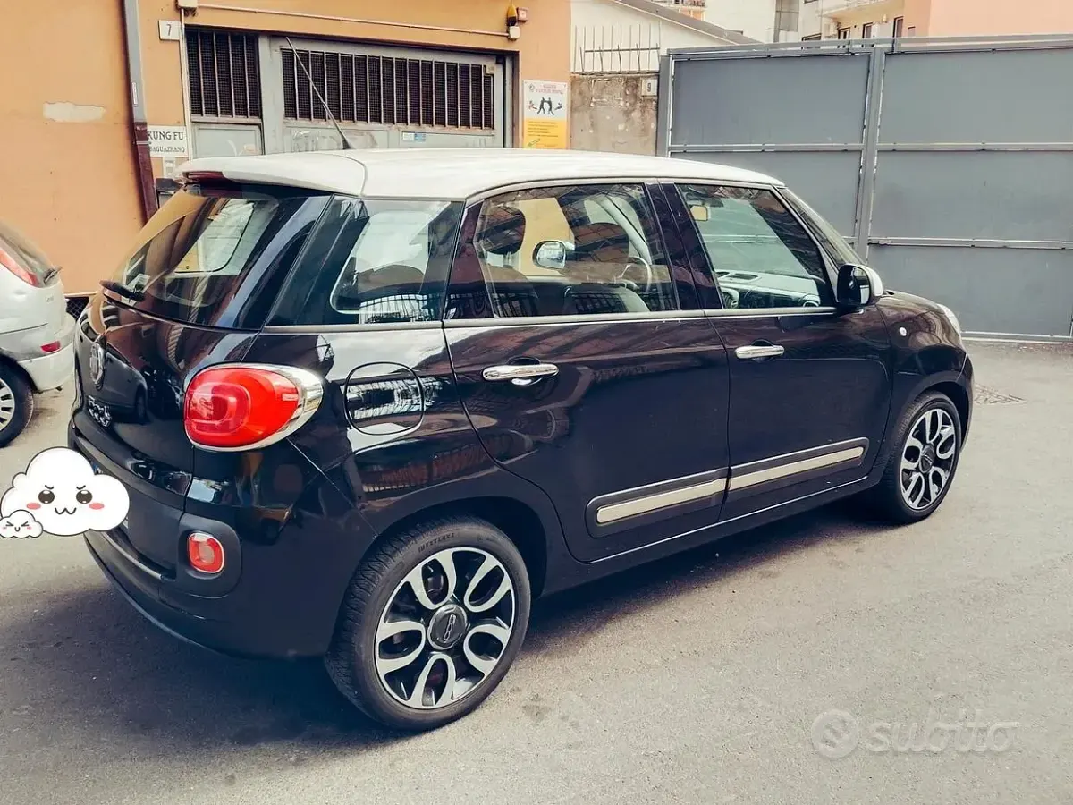 Usata Fiat 500L Lounge 85 CV (62 kW) 2015 Nero Monovolume