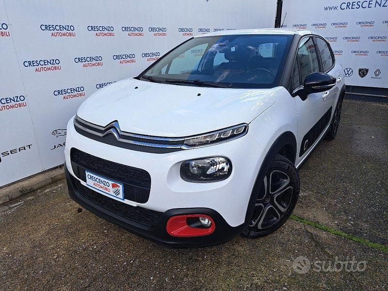 Usata Citroën C3 PureTech 82 CV (60 kW) 2018 Bianco Utilitaria