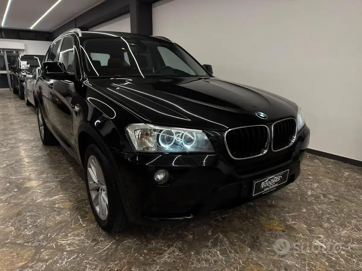 Usata BMW X3 Efficient Dynamics 184 CV (135 kW) 2011 Nero SUV
