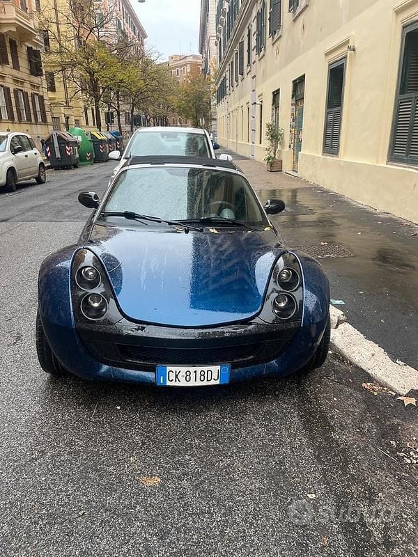 Usata Smart Roadster 82 CV (60 kW) 2003 Blu Cabrio