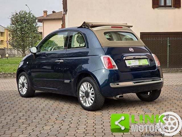 Usata Fiat 500C Lounge 69 CV (50 kW) 2014 Blu Cabrio