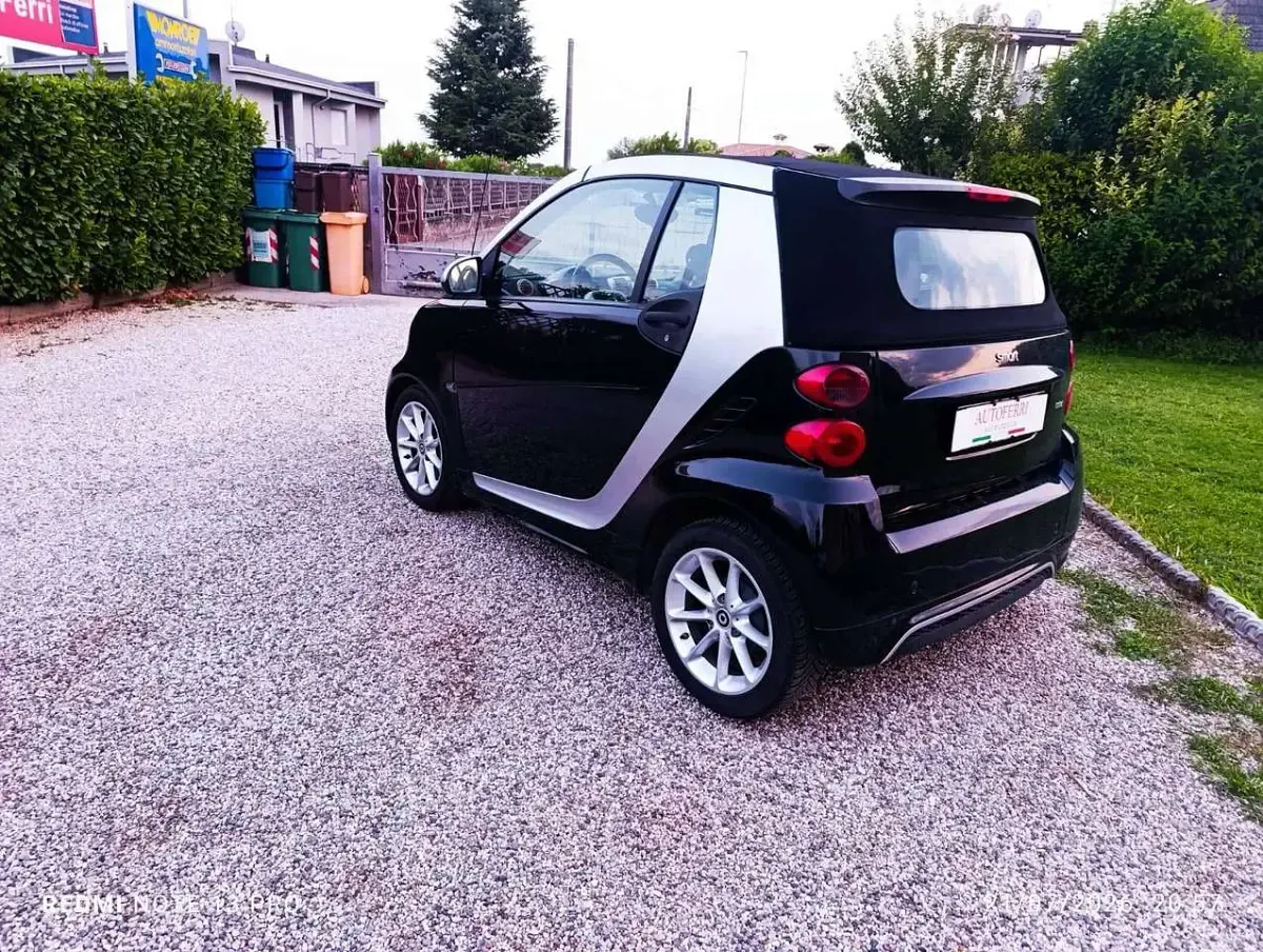 Usata Smart ForTwo Cabrio Passion 71 CV (52 kW) 2015 Nero Cabrio