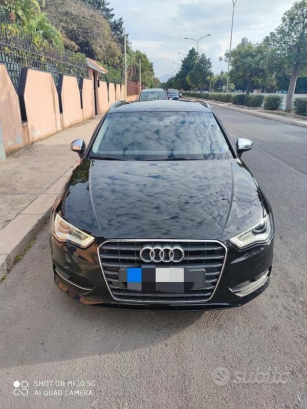 Usata Audi A3 150 CV (110 kW) 2017 Nero Berlina