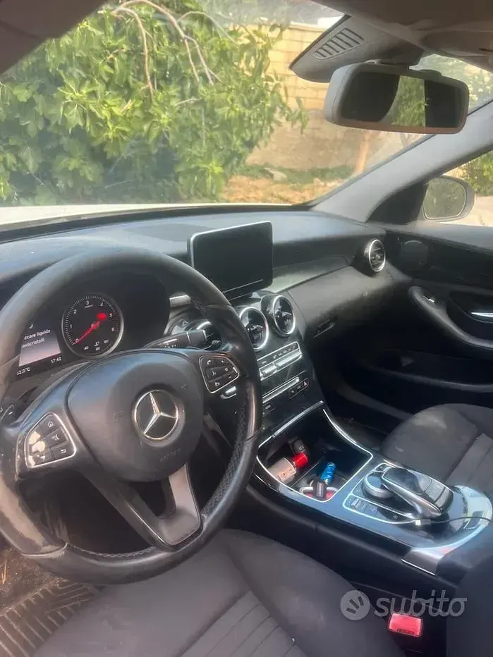 Usata Mercedes C180 116 CV (85 kW) 2015 Bianco Station wagon