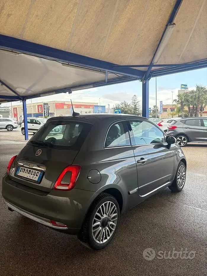 Usata Fiat 500 Lounge 69 CV (50 kW) 2018 Grigio Utilitaria
