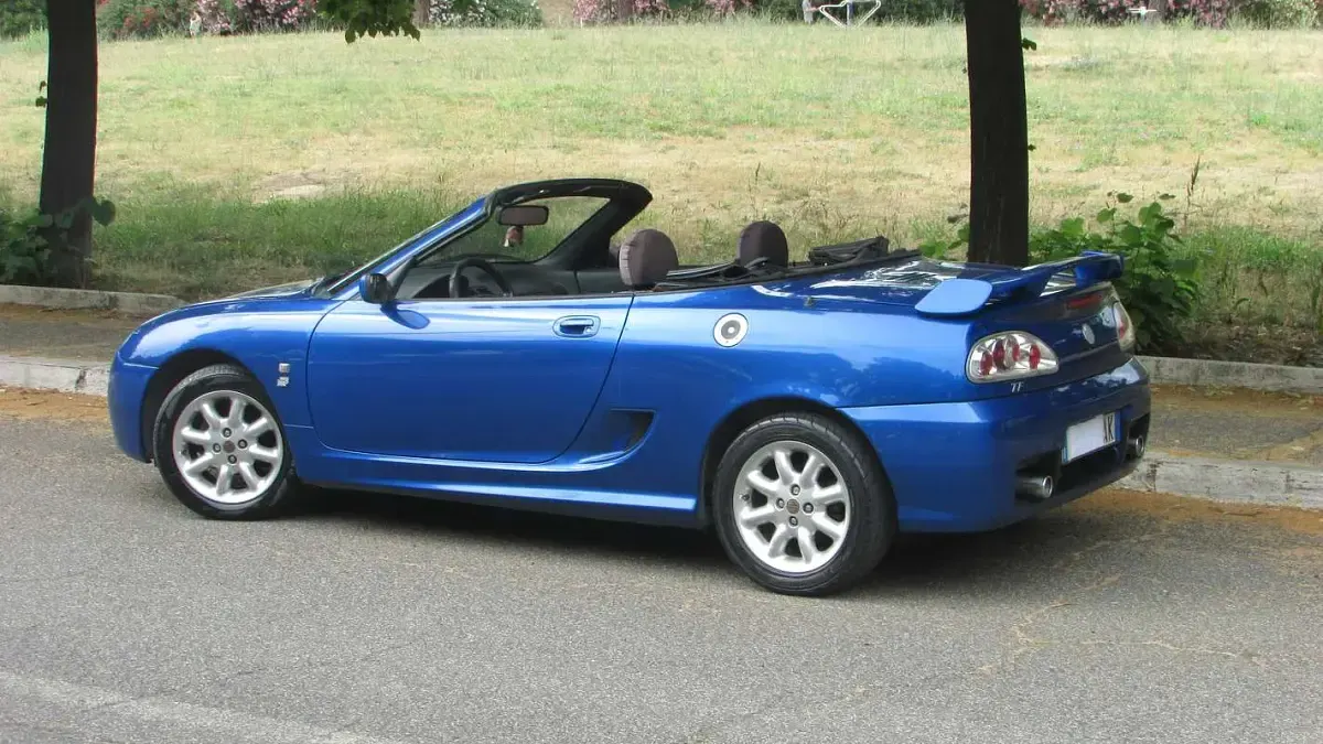 Usata MG TF 116 CV (85 kW) 2002 Blu Cabrio