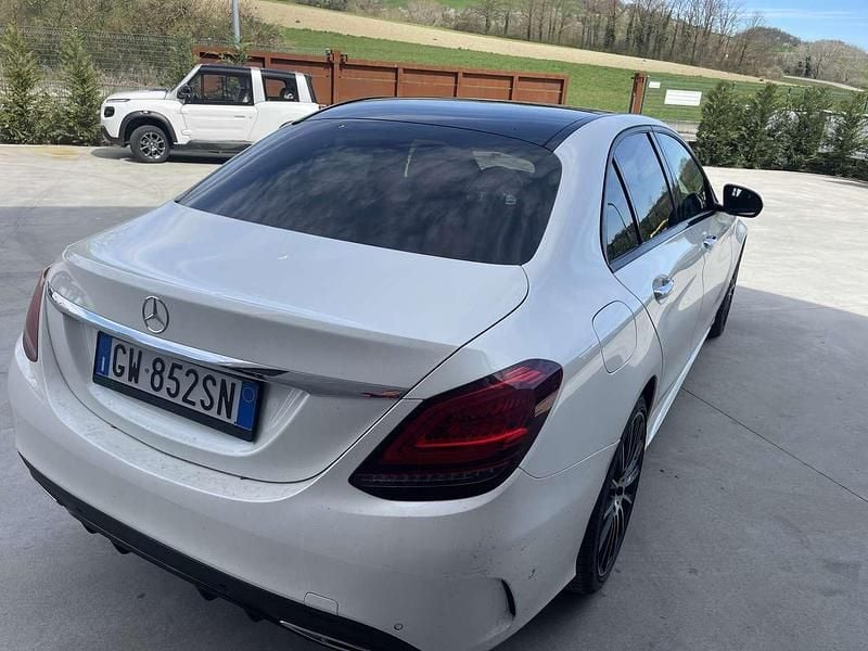 Usata Mercedes C220 Premium 194 CV (142 kW) 2019 Bianco Berlina