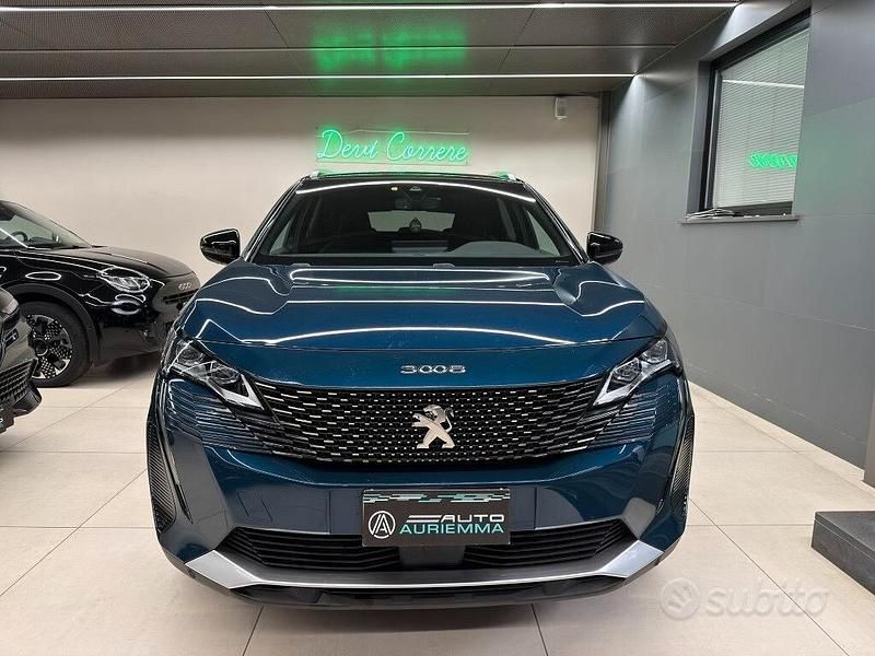 Usata Peugeot 3008 GT 131 CV (96 kW) 2022 Blu SUV