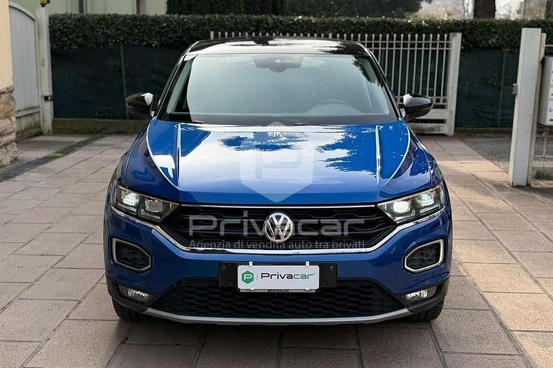 Usata VW T-Roc Advance 116 CV (85 kW) 2019 Blu SUV