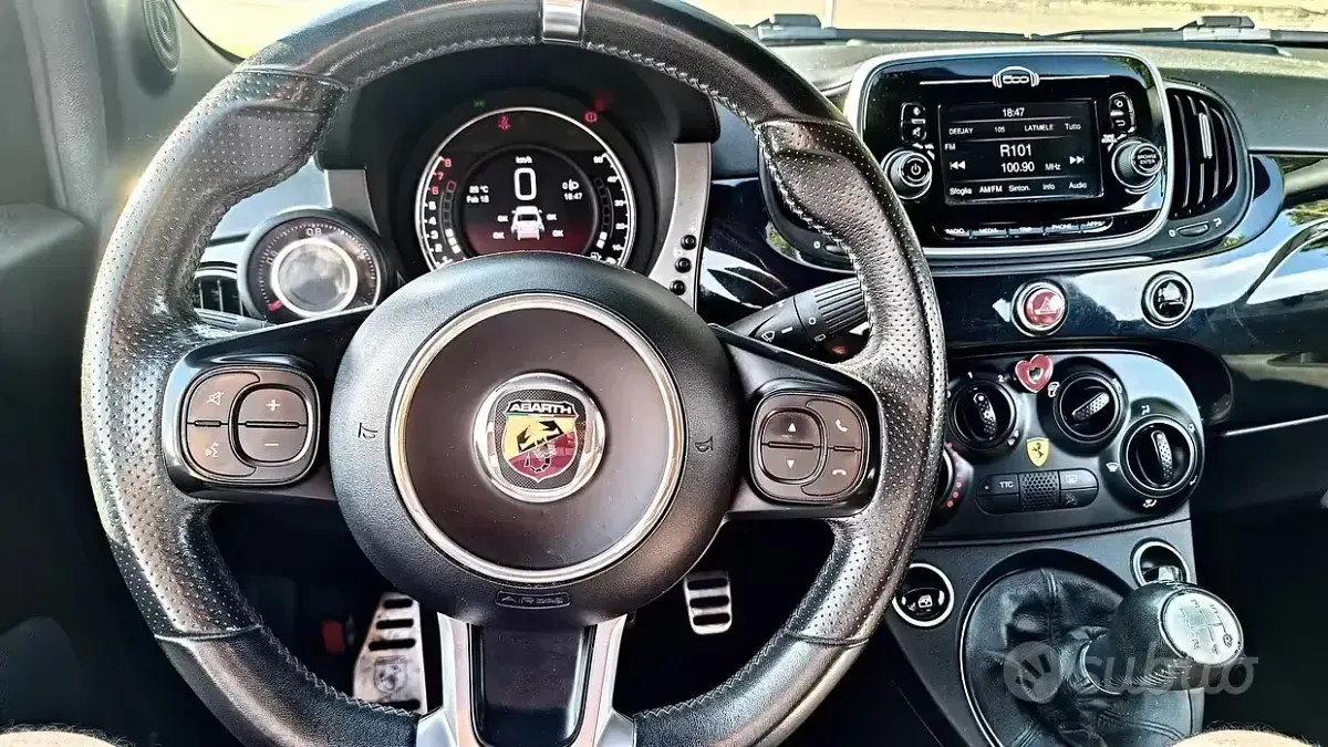 Usata Abarth 500 145 CV (106 kW) 2016 Nero Berlina