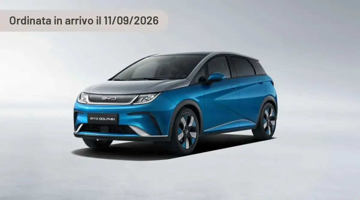 Nuova BYD Dolphin Comfort 64 kW (88 CV) 2025 Argento Utilitaria