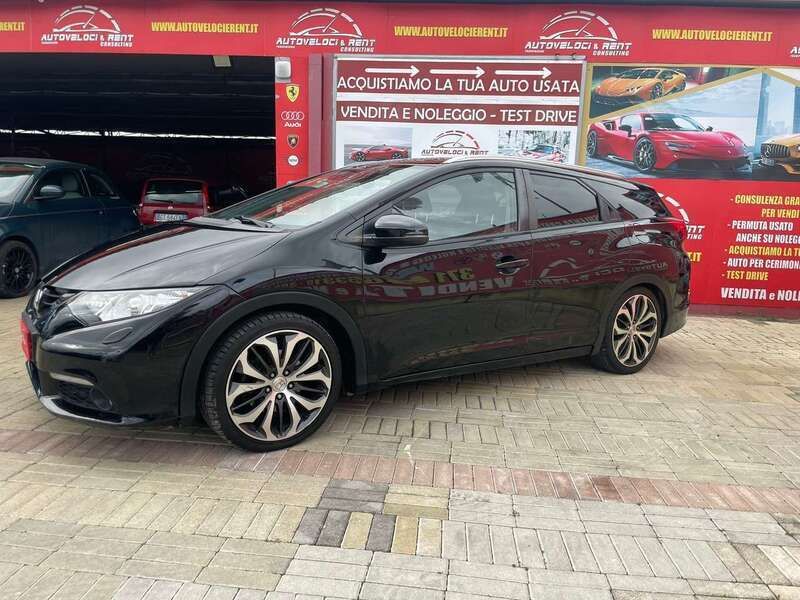 Usata Honda Civic Sport 120 CV (88 kW) 2014 Nero Station wagon