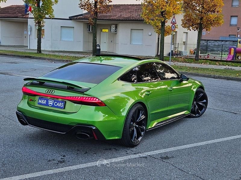 Usata Audi RS7 Sportback Ambiente 600 CV (441 kW) 2022 Verde Utilitaria
