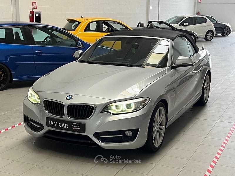 Usata BMW 220 190 CV (139 kW) 2015 Argento Cabrio