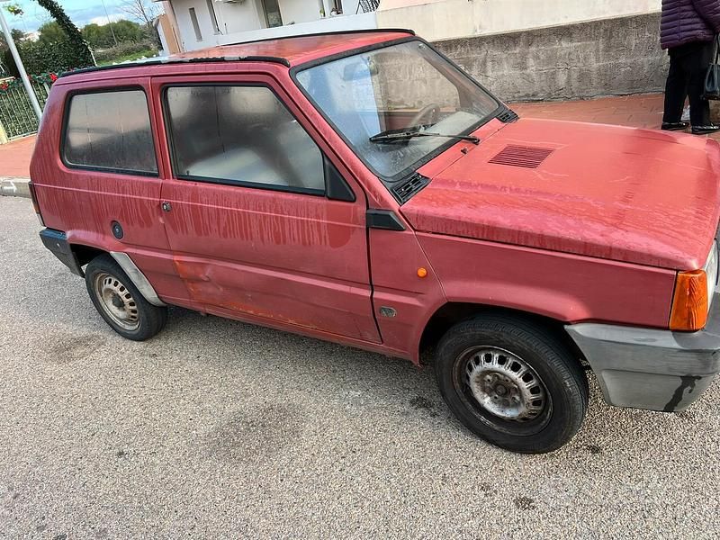 Usata Fiat Panda 1998 Rosso Utilitaria