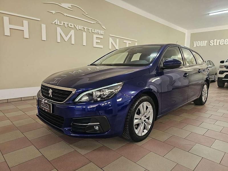 Usata Peugeot 308 SW Style 102 CV (75 kW) 2019 Blu/azzurro Station wagon