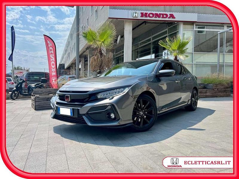 Grigio Usata 2021 Honda Civic Sport Plus Tre volumi | 22.900 € (Buon prezzo) - Immagine 1/3