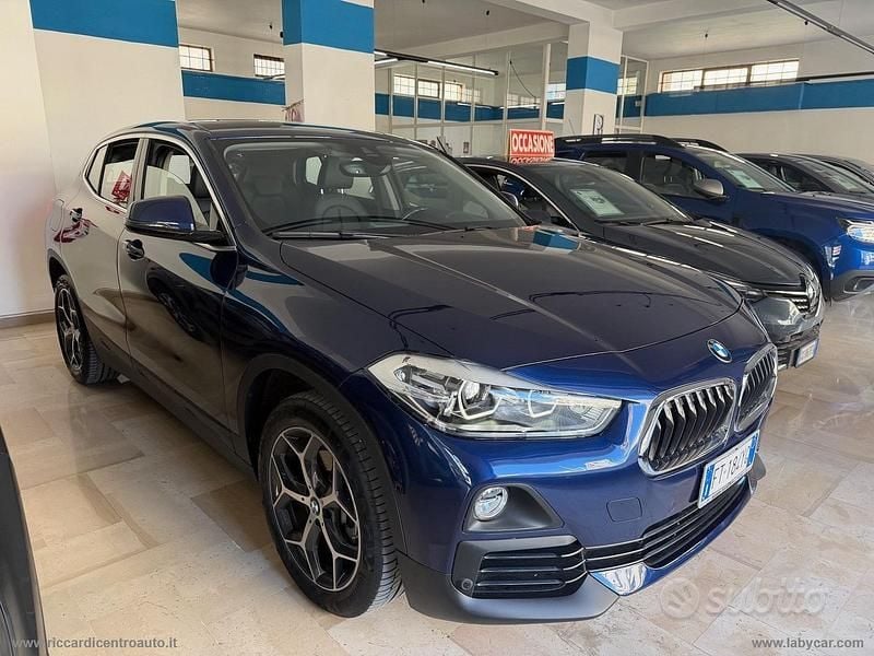 Begagnad BMW X2 Efficient Dynamics 150 HK (110 kW) 2019 Blå SUV