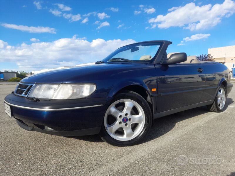 Blu Usata 1996 Saab 900 Cabriolet Cabrio | 8500 € - Immagine 1/4