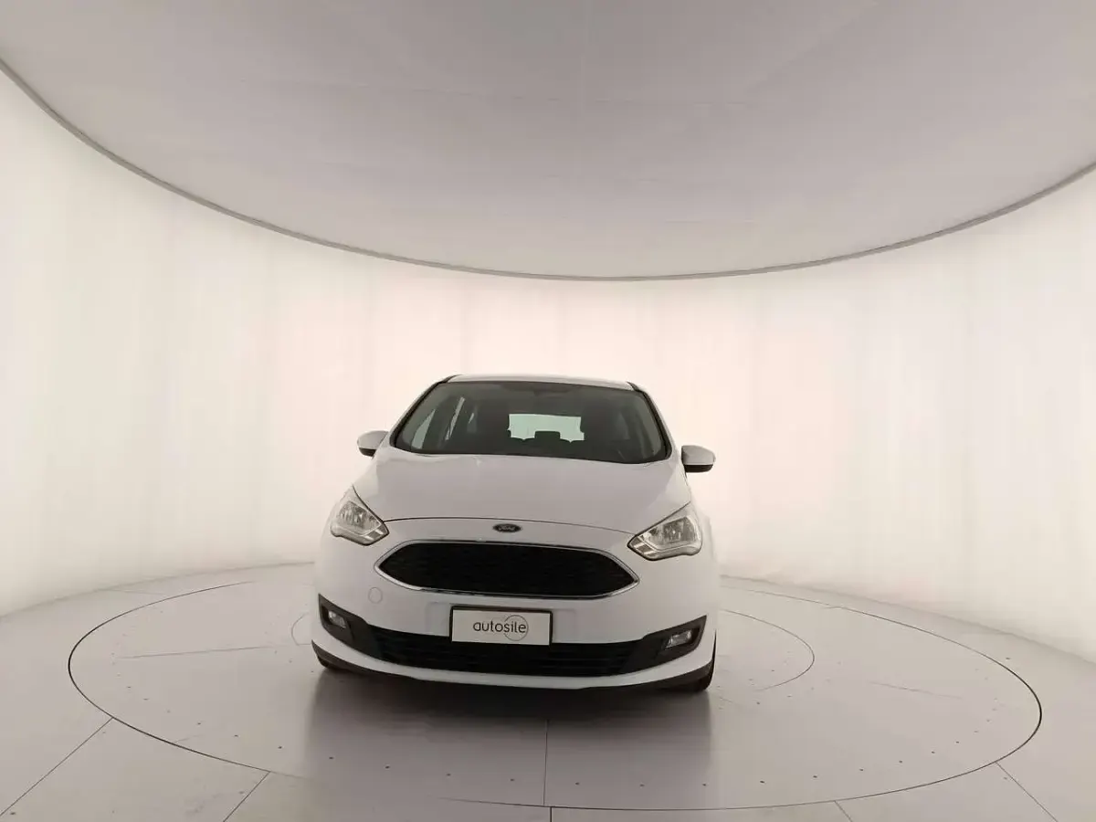 Usata Ford C-MAX Titanium 125 CV (91 kW) 2017 Bianco Monovolume