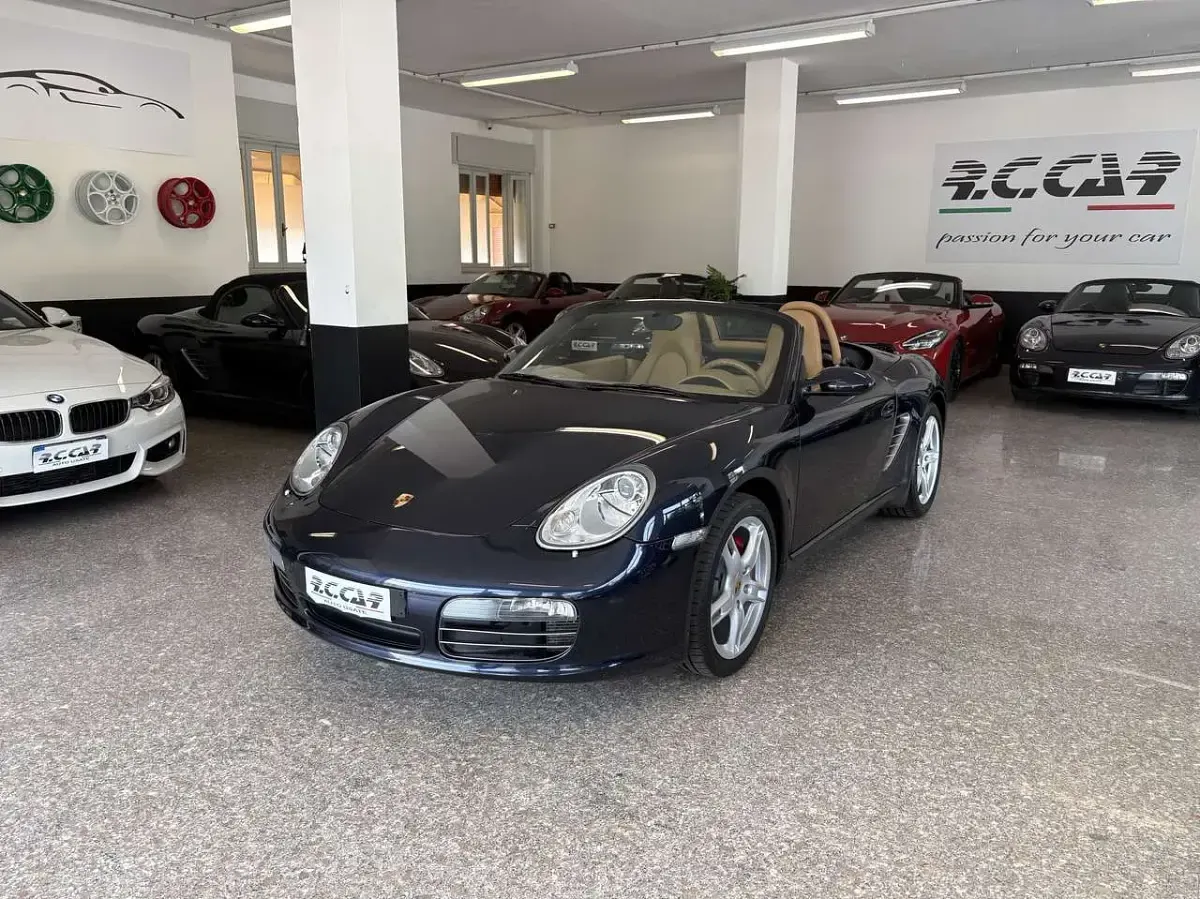 Usata Porsche Boxster 280 CV (205 kW) 2005 Blu/azzurro Cabrio