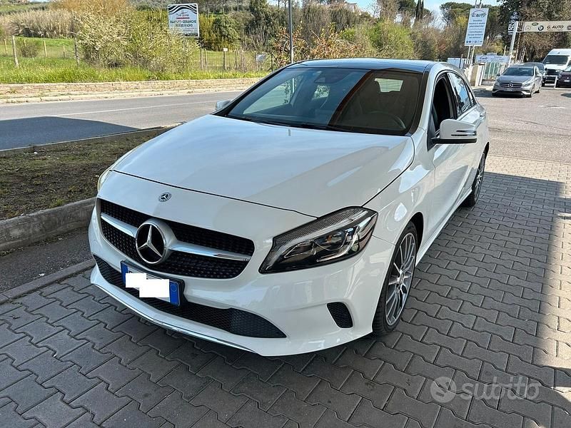 Usata Mercedes A200 Premium 136 CV (100 kW) 2018 Bianco Berlina
