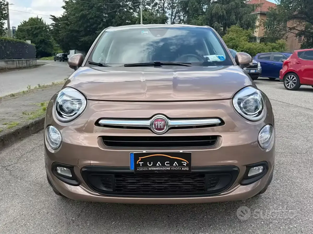 Usata Fiat 500X Lounge 140 CV (102 kW) 2018 Marrone SUV