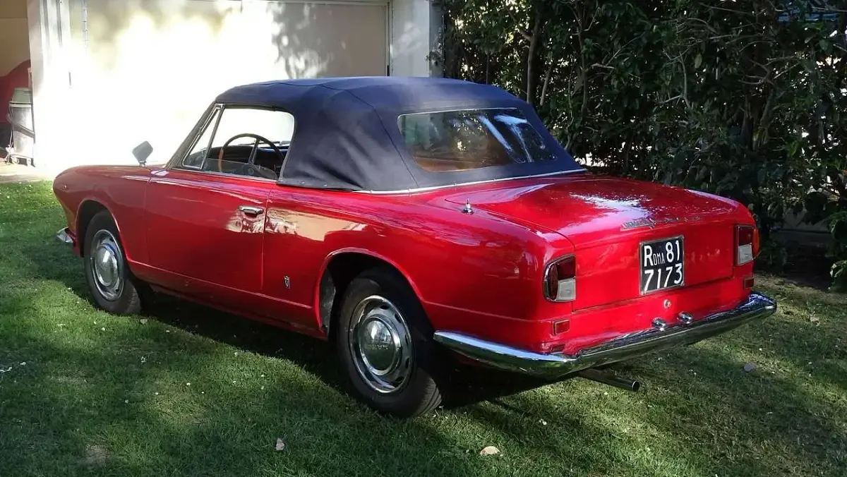 Usata Lancia Flavia 120 CV (88 kW) 1962 Rosso Cabrio