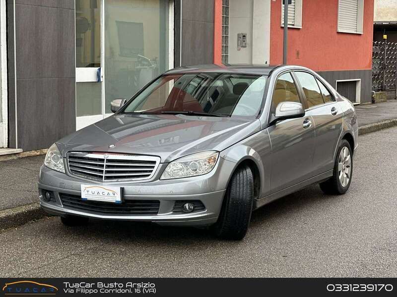 Usata Mercedes C200 Classic 136 CV (100 kW) 2008 Argento Berlina