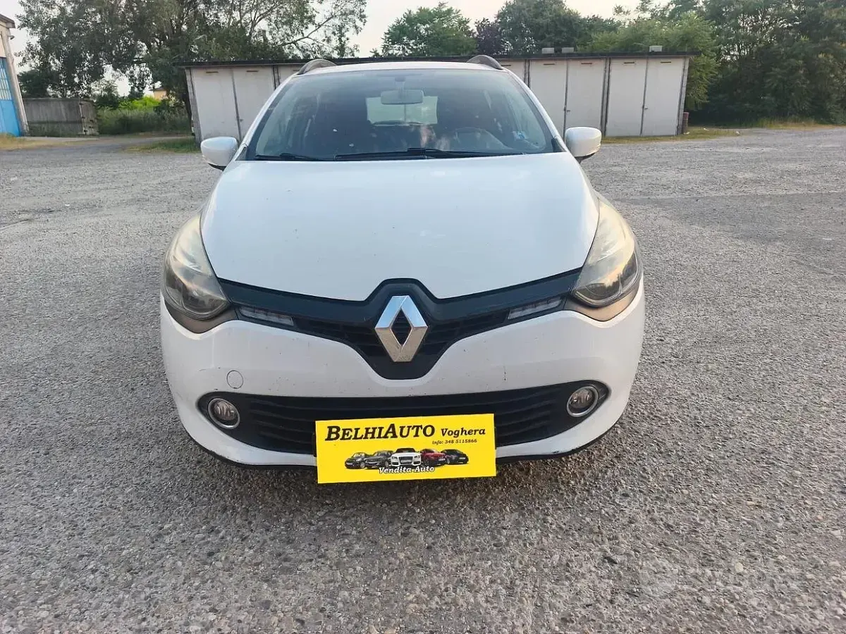 Usata Renault Clio 90 CV (66 kW) 2014 Bianco Station wagon