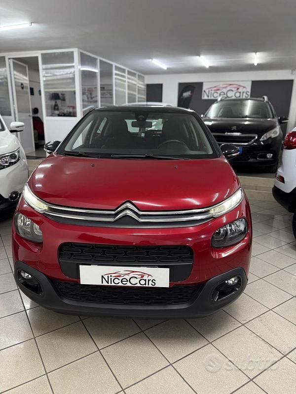 Usata Citroën C3 Shine 75 CV (55 kW) 2018 Rosso Utilitaria