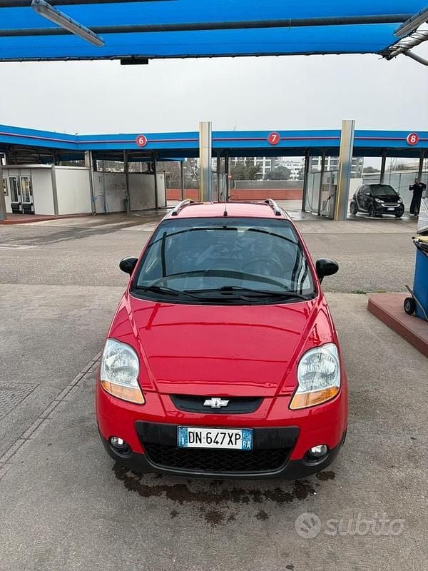 Usata Chevrolet Matiz 2008 Rosso Utilitaria