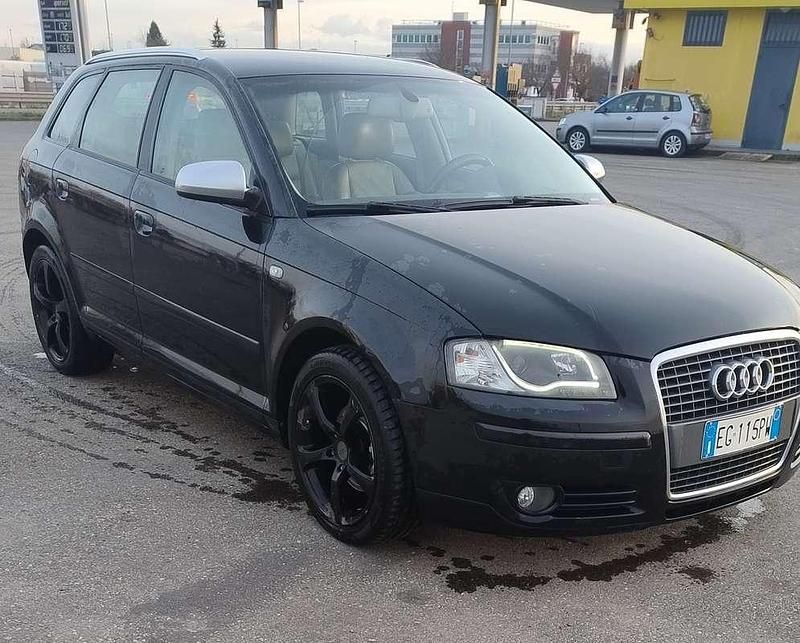 Usata Audi A3 Ambition 105 CV (77 kW) 2008 Nero Utilitaria
