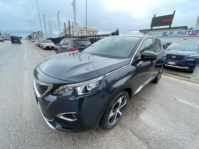 Usata Peugeot 3008 GT-line 119 CV (87 kW) 2018 Blu SUV